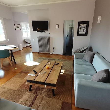 Penthouse Spacious W Super Wifi & Terrace, 2 Min From Metro Athen Eksteriør billede